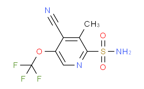 4-Cyano-3-methyl-5-(trifluoromethoxy)pyridine-2-sulfonamide