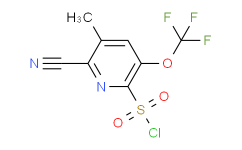 AM215629 | 1804731-85-8 | 2-Cyano-3-methyl-5-(trifluoromethoxy)pyridine-6-sulfonyl chloride
