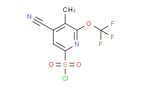 AM215632 | 1803621-48-8 | 4-Cyano-3-methyl-2-(trifluoromethoxy)pyridine-6-sulfonyl chloride