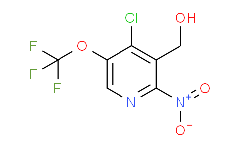 4-Chloro-2-nitro-5-(trifluoromethoxy)pyridine-3-methanol