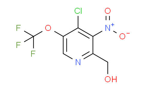 4-Chloro-3-nitro-5-(trifluoromethoxy)pyridine-2-methanol