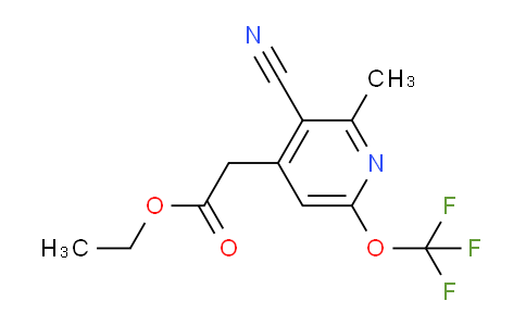 AM215658 | 1806217-16-2 | Ethyl 3-cyano-2-methyl-6-(trifluoromethoxy)pyridine-4-acetate