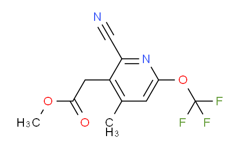 AM215673 | 1804785-03-2 | Methyl 2-cyano-4-methyl-6-(trifluoromethoxy)pyridine-3-acetate