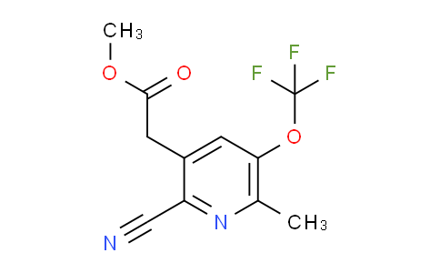 AM215680 | 1803620-52-1 | Methyl 2-cyano-6-methyl-5-(trifluoromethoxy)pyridine-3-acetate