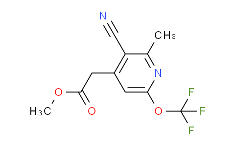 AM215682 | 1804341-74-9 | Methyl 3-cyano-2-methyl-6-(trifluoromethoxy)pyridine-4-acetate