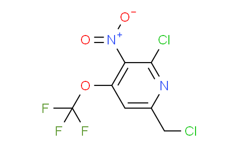 2-Chloro-6-(chloromethyl)-3-nitro-4-(trifluoromethoxy)pyridine