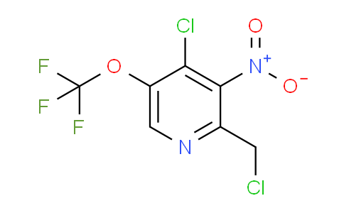 4-Chloro-2-(chloromethyl)-3-nitro-5-(trifluoromethoxy)pyridine