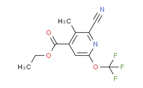 AM215691 | 1804703-47-6 | Ethyl 2-cyano-3-methyl-6-(trifluoromethoxy)pyridine-4-carboxylate