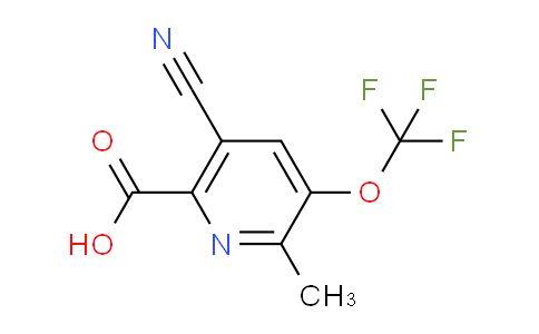 5-Cyano-2-methyl-3-(trifluoromethoxy)pyridine-6-carboxylic acid