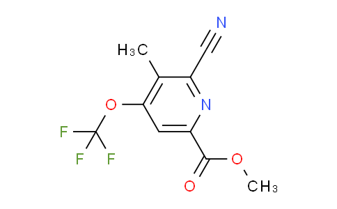 Methyl 2-cyano-3-methyl-4-(trifluoromethoxy)pyridine-6-carboxylate
