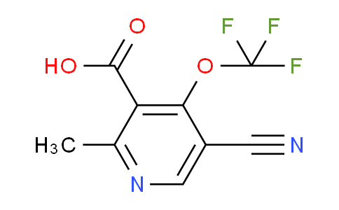 5-Cyano-2-methyl-4-(trifluoromethoxy)pyridine-3-carboxylic acid