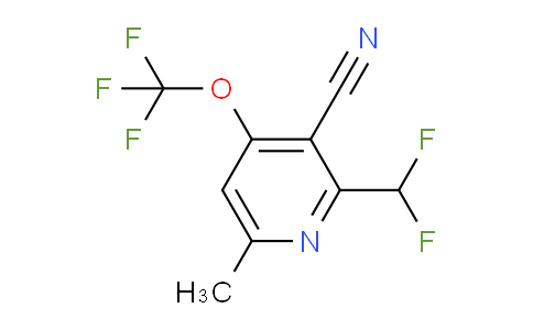 AM215743 | 1804702-51-9 | 3-Cyano-2-(difluoromethyl)-6-methyl-4-(trifluoromethoxy)pyridine