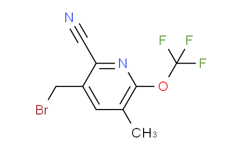 AM215771 | 1806151-71-2 | 3-(Bromomethyl)-2-cyano-5-methyl-6-(trifluoromethoxy)pyridine