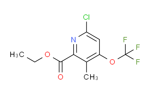 Ethyl 6-chloro-3-methyl-4-(trifluoromethoxy)pyridine-2-carboxylate