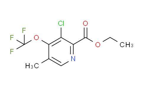 Ethyl 3-chloro-5-methyl-4-(trifluoromethoxy)pyridine-2-carboxylate