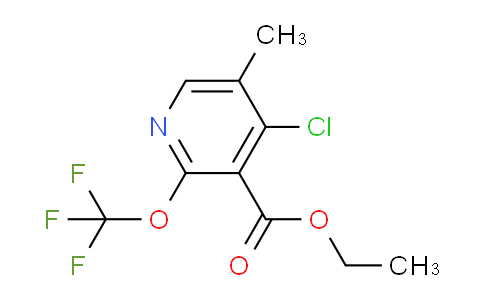 Ethyl 4-chloro-5-methyl-2-(trifluoromethoxy)pyridine-3-carboxylate