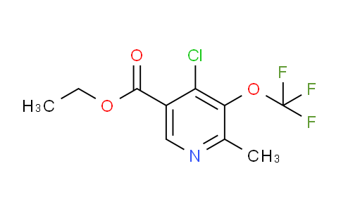 Ethyl 4-chloro-2-methyl-3-(trifluoromethoxy)pyridine-5-carboxylate