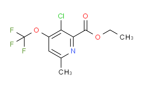 Ethyl 3-chloro-6-methyl-4-(trifluoromethoxy)pyridine-2-carboxylate