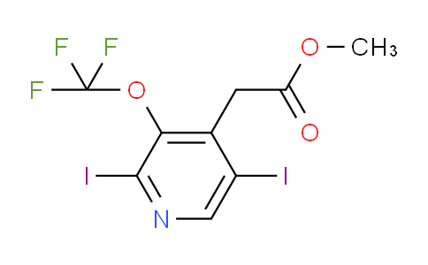 Methyl 2,5-diiodo-3-(trifluoromethoxy)pyridine-4-acetate