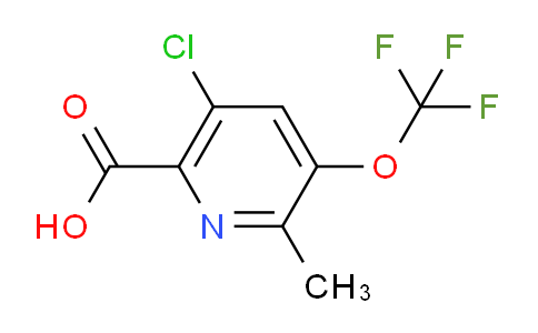 AM215805 | 1804668-38-9 | 5-Chloro-2-methyl-3-(trifluoromethoxy)pyridine-6-carboxylic acid