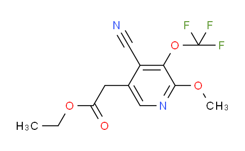 AM215817 | 1804334-13-1 | Ethyl 4-cyano-2-methoxy-3-(trifluoromethoxy)pyridine-5-acetate