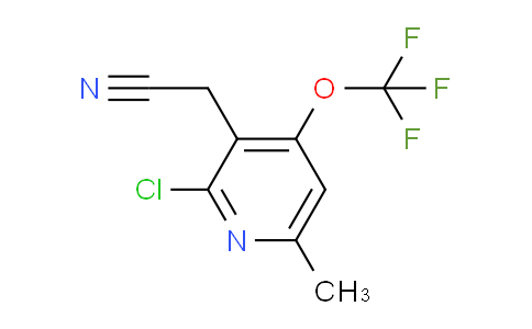 AM215825 | 1804553-66-9 | 2-Chloro-6-methyl-4-(trifluoromethoxy)pyridine-3-acetonitrile