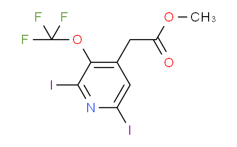 AM21584 | 1804532-19-1 | Methyl 2,6-diiodo-3-(trifluoromethoxy)pyridine-4-acetate