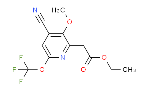 AM215843 | 1806040-69-6 | Ethyl 4-cyano-3-methoxy-6-(trifluoromethoxy)pyridine-2-acetate