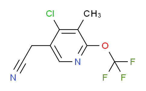 AM215855 | 1804666-78-1 | 4-Chloro-3-methyl-2-(trifluoromethoxy)pyridine-5-acetonitrile