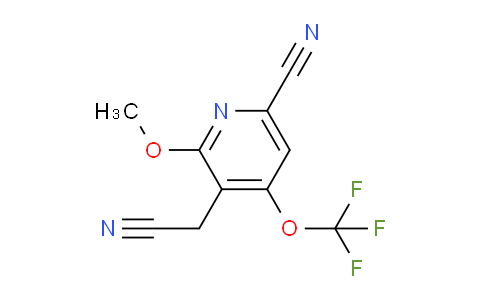 6-Cyano-2-methoxy-4-(trifluoromethoxy)pyridine-3-acetonitrile