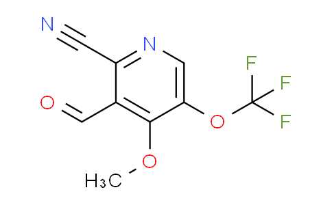 2-Cyano-4-methoxy-5-(trifluoromethoxy)pyridine-3-carboxaldehyde