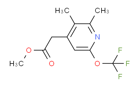 Methyl 2,3-dimethyl-6-(trifluoromethoxy)pyridine-4-acetate