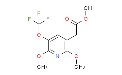 Methyl 2,6-dimethoxy-3-(trifluoromethoxy)pyridine-5-acetate