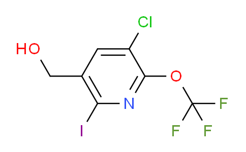 3-Chloro-6-iodo-2-(trifluoromethoxy)pyridine-5-methanol