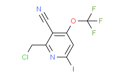 2-(Chloromethyl)-3-cyano-6-iodo-4-(trifluoromethoxy)pyridine