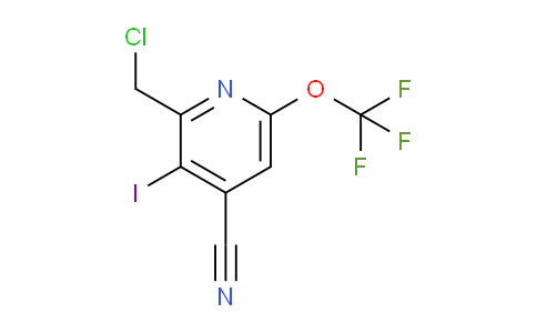 2-(Chloromethyl)-4-cyano-3-iodo-6-(trifluoromethoxy)pyridine