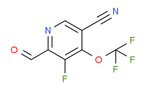 5-Cyano-3-fluoro-4-(trifluoromethoxy)pyridine-2-carboxaldehyde