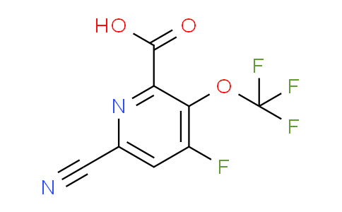 AM215953 | 1803702-86-4 | 6-Cyano-4-fluoro-3-(trifluoromethoxy)pyridine-2-carboxylic acid