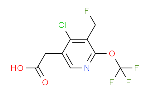 AM215961 | 1804621-04-2 | 4-Chloro-3-(fluoromethyl)-2-(trifluoromethoxy)pyridine-5-acetic acid