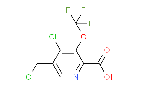 4-Chloro-5-(chloromethyl)-3-(trifluoromethoxy)pyridine-2-carboxylic acid
