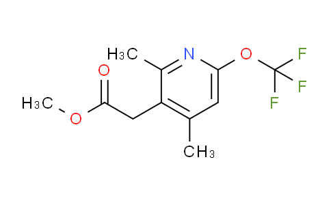 Methyl 2,4-dimethyl-6-(trifluoromethoxy)pyridine-3-acetate
