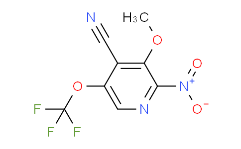 4-Cyano-3-methoxy-2-nitro-5-(trifluoromethoxy)pyridine