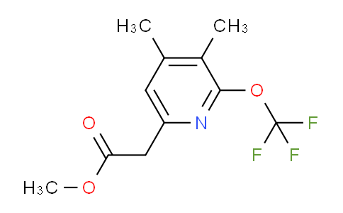 AM21607 | 1804601-21-5 | Methyl 3,4-dimethyl-2-(trifluoromethoxy)pyridine-6-acetate