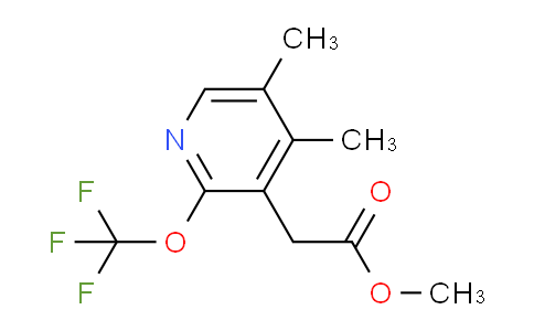 AM21608 | 1804377-71-6 | Methyl 4,5-dimethyl-2-(trifluoromethoxy)pyridine-3-acetate