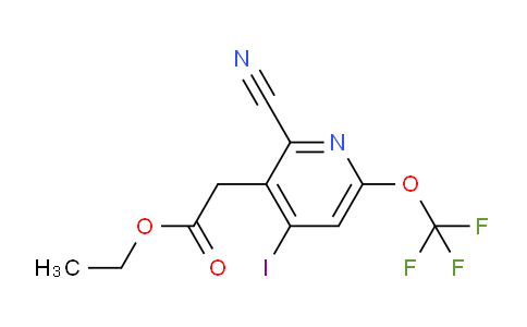 AM216084 | 1806203-60-0 | Ethyl 2-cyano-4-iodo-6-(trifluoromethoxy)pyridine-3-acetate