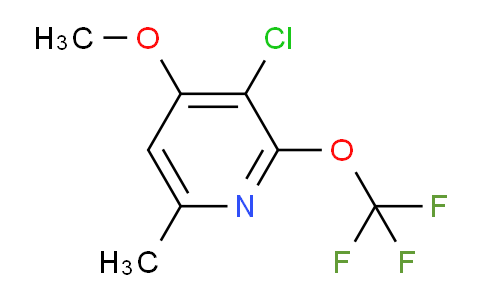 AM216105 | 1804689-81-3 | 3-Chloro-4-methoxy-6-methyl-2-(trifluoromethoxy)pyridine