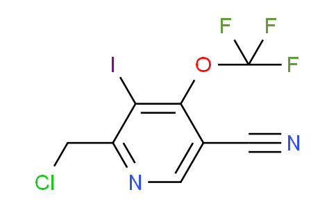 2-(Chloromethyl)-5-cyano-3-iodo-4-(trifluoromethoxy)pyridine