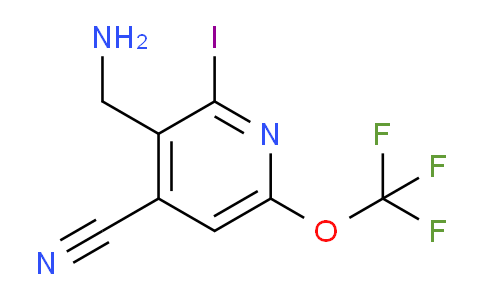 3-(Aminomethyl)-4-cyano-2-iodo-6-(trifluoromethoxy)pyridine