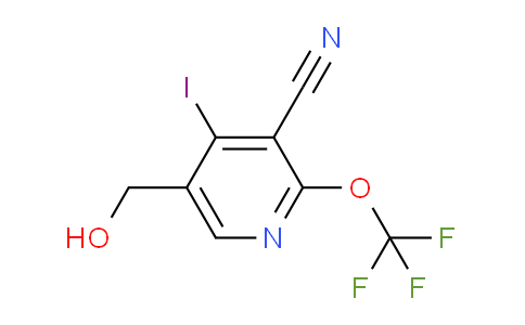 3-Cyano-4-iodo-2-(trifluoromethoxy)pyridine-5-methanol
