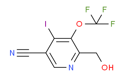 5-Cyano-4-iodo-3-(trifluoromethoxy)pyridine-2-methanol